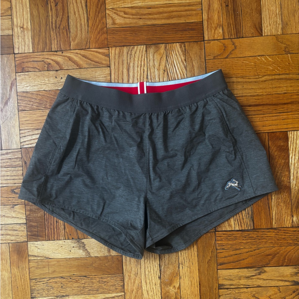 Tracksmith Charcoal Athletic Shorts